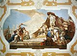 Giovanni Battista Tiepolo Canvas Paintings - The Judgment of Solomon